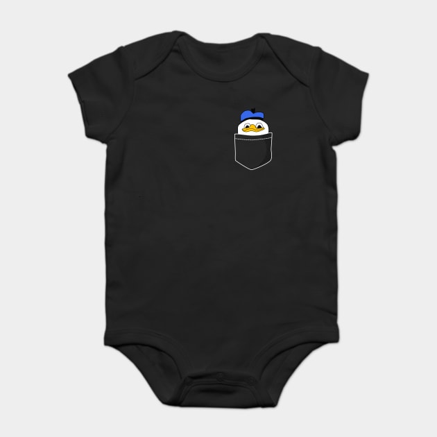Pocket Dolan Baby Bodysuit by dumbshirts